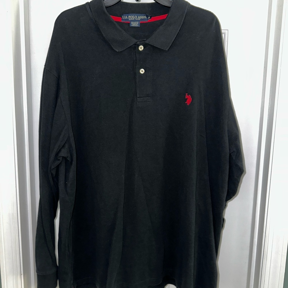 U.S. Polo Assn. Men's Black Polo Shirt